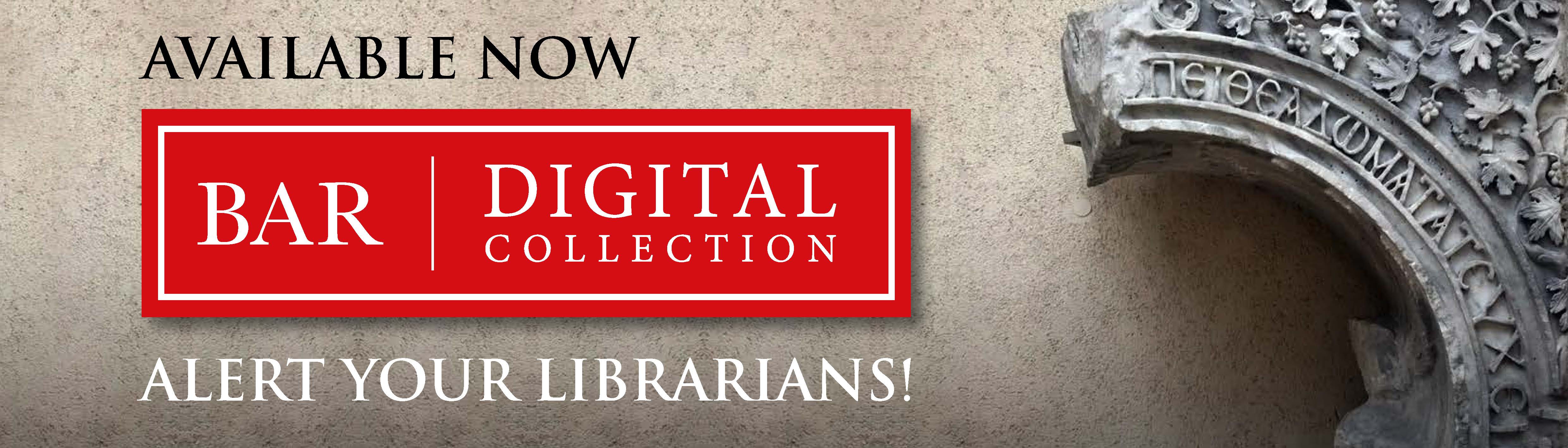 BAR Digital Collection banner