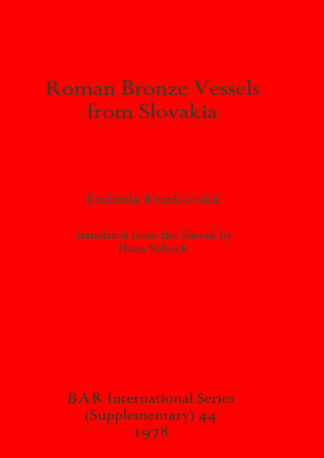 Roman Bronze Vessels from Slovakia cover