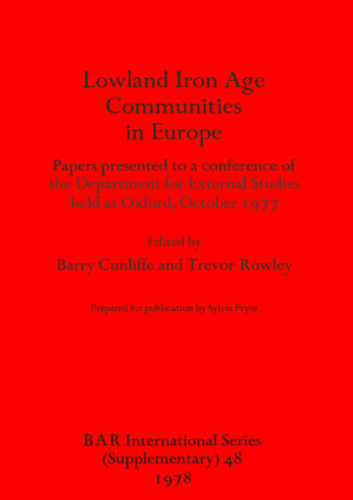 Lowland Iron Age Communities in Europe cover