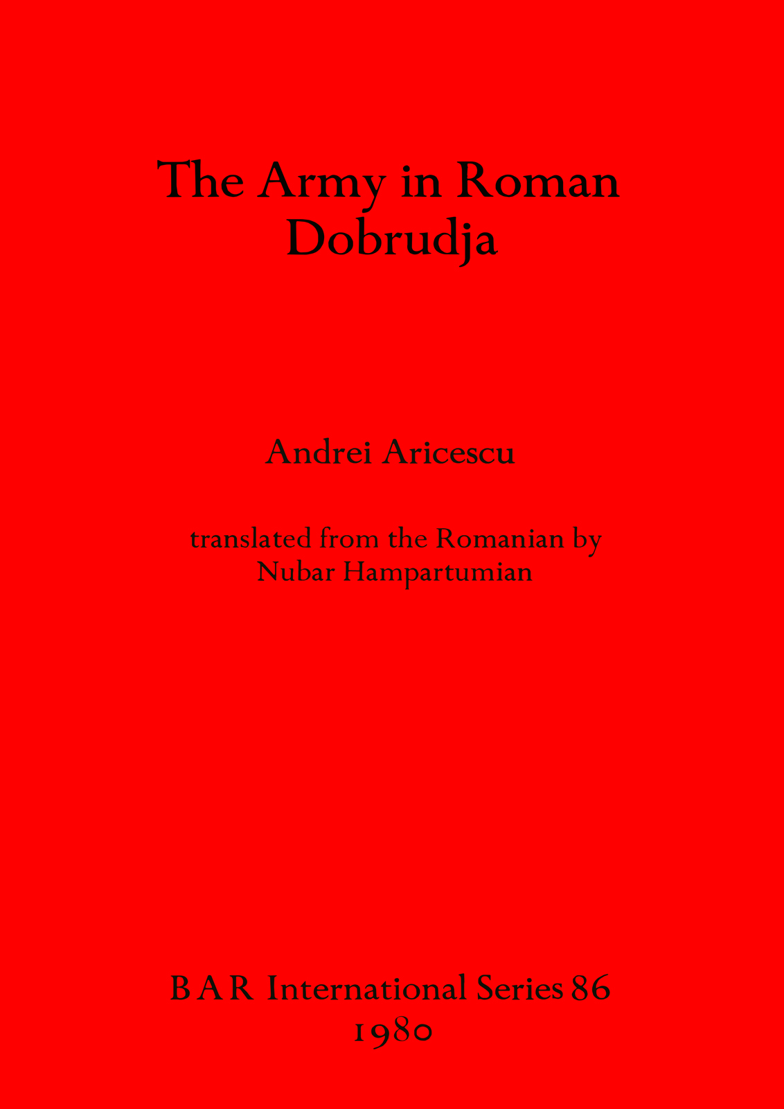 Army in Roman Dobrudja cover