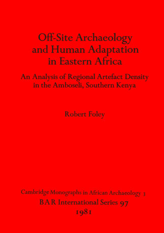 Offsite Archaeology and Human Adaptation in Eastern Africa cover