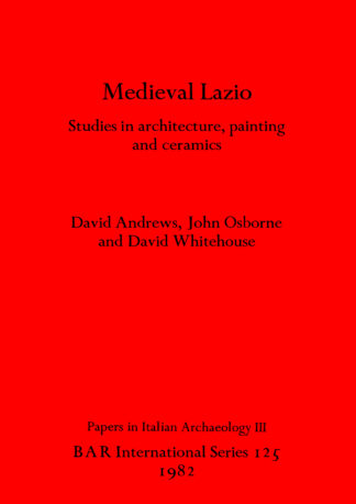 Mediaeval Lazio cover