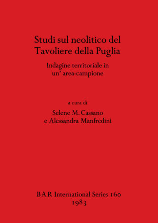 Studi sul neolitico del Tavoliere della Puglia cover