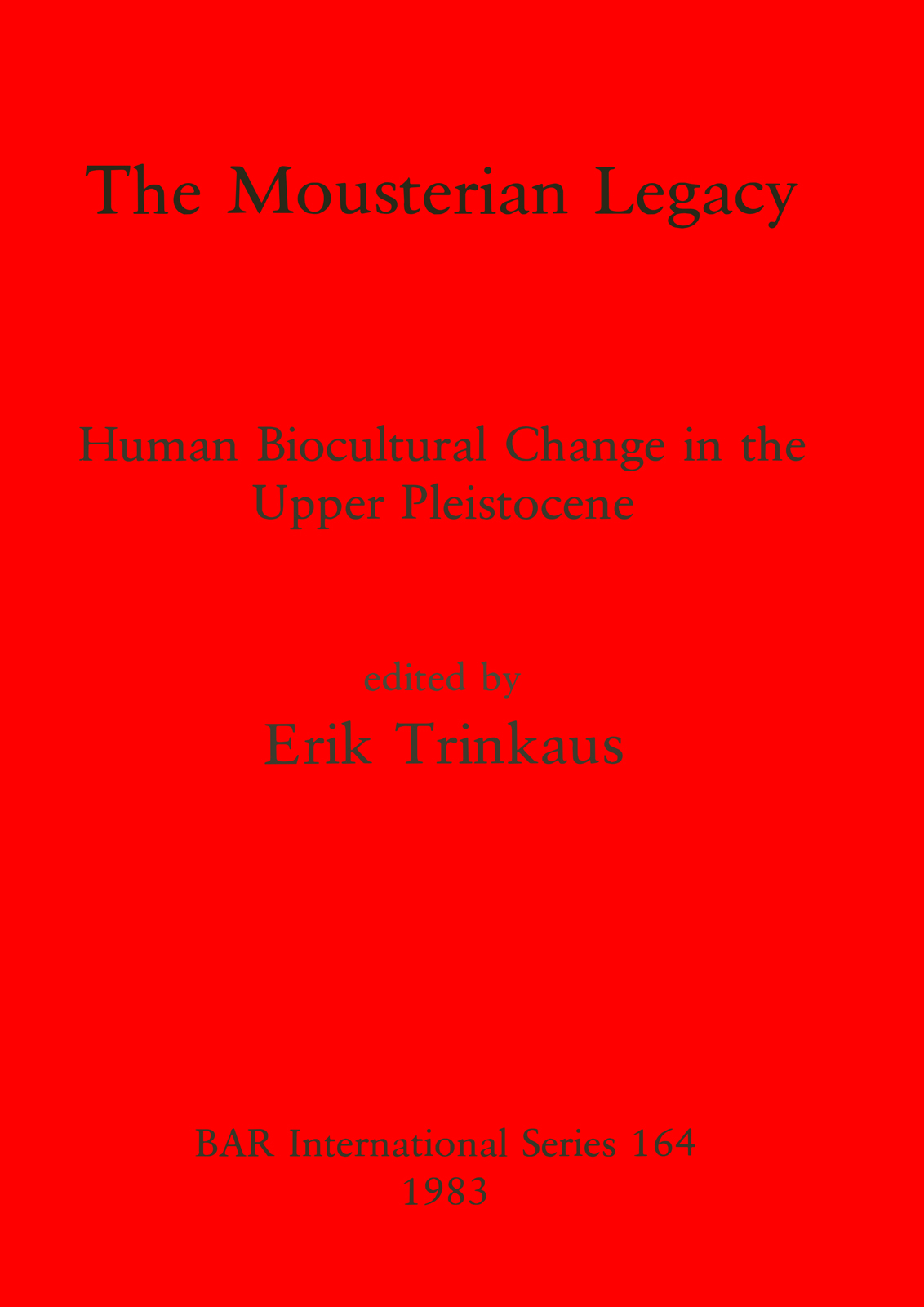 Mousterian Legacy cover