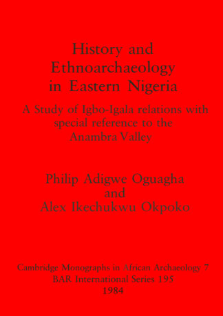 History and Ethnoarchaeology in Eastern Nigeria cover