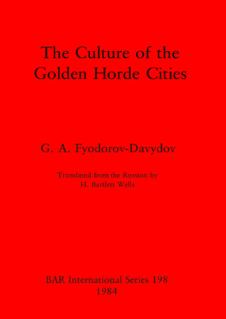 Culture of the Golden Horde Cities cover