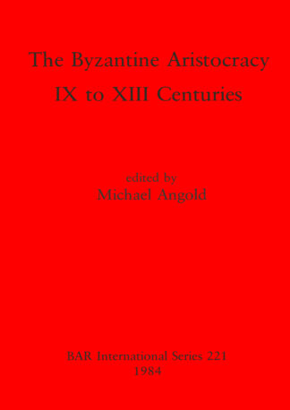 Byzantine Aristocracy cover