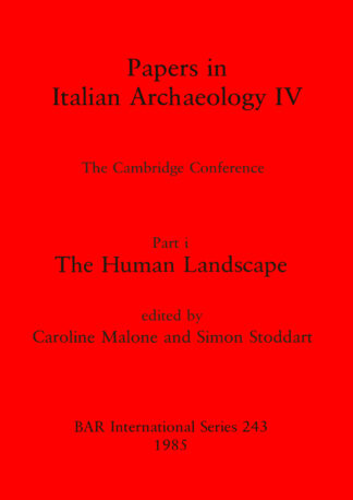 Papers in Italian Archaeology IV cover