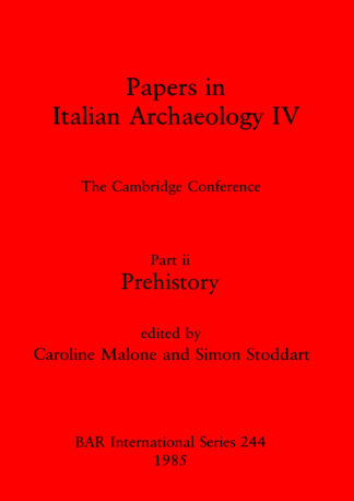 Papers in Italian Archaeology IV cover