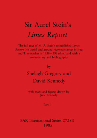 Sir Aurel Stein's Limes Report cover