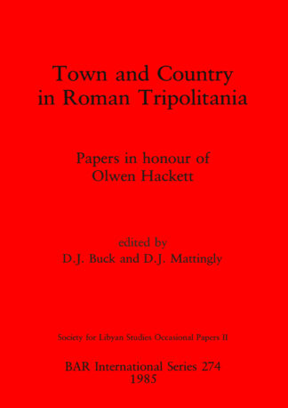 Town and Country in Roman Tripolitania cover
