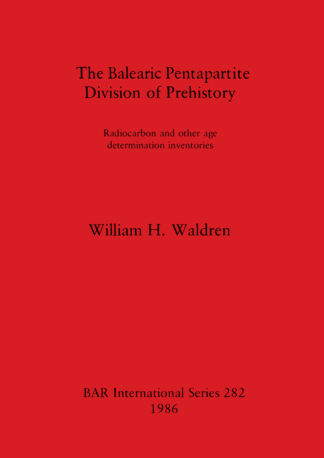 Balearic Pentapartite Division of Prehistory cover