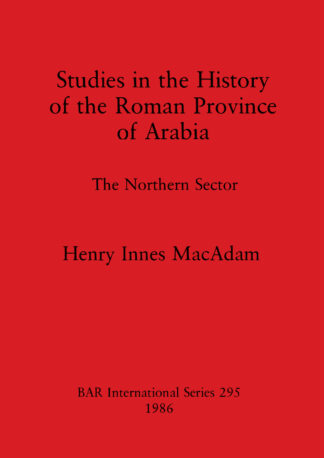 Studies in the History of the Roman Province of Arabia cover