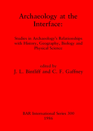 Archaeology at the Interface cover