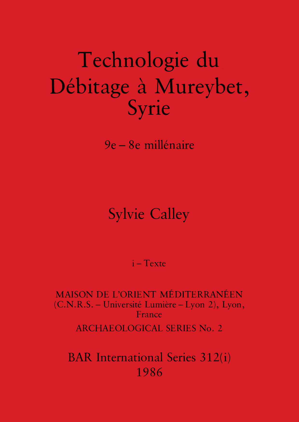 Technologie du Débitage à Mureybet