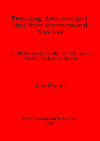 Predicting Archaeological Sites from Environmental Variables cover