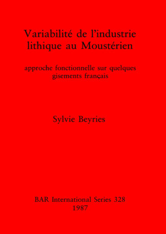 Variabilite de l'Industrie Lithique du Mousterien cover