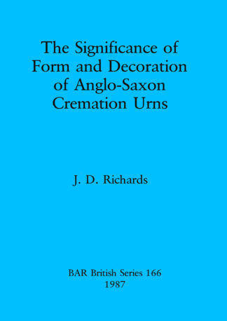 significance of form and decoration of Anglo-Saxon cremation urns cover