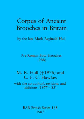 Corpus of ancient brooches in Britain cover
