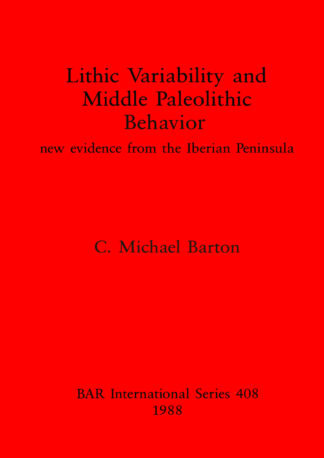 Lithic Variability and Middle Palaeolithic Behaviour cover