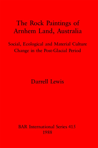 Rock Paintings of Arnhem Land Australia cover