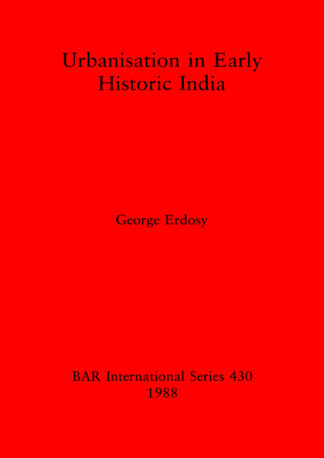 Urbanisation in early historic India cover
