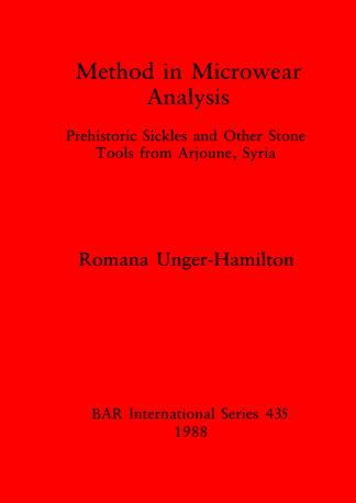 Method in Microwear Analysis cover