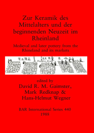 Zur Keramik des Mittelalters und der Beginnenden Neuzeit im Rheinland cover