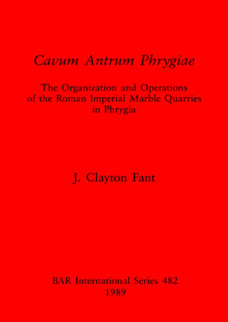 Cavum Antrum Phrygiae cover