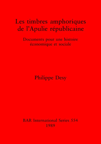 Timbres Amphoriques de l'Apulie Republicaine cover