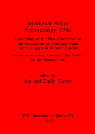 Southeast Asian Archaeology 1986 cover