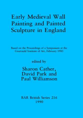 Early medieval wall painting and painted sculpture in England cover