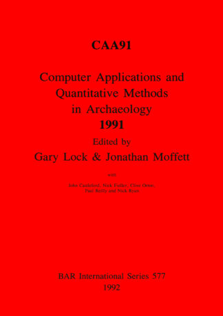 Computer Applications and Quantitative Methods in Archaeology 1991 cover