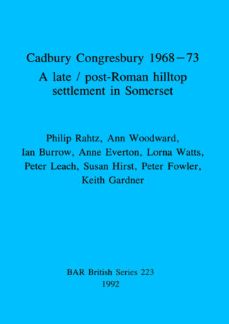 Cadbury Congresbury 1968-73 cover