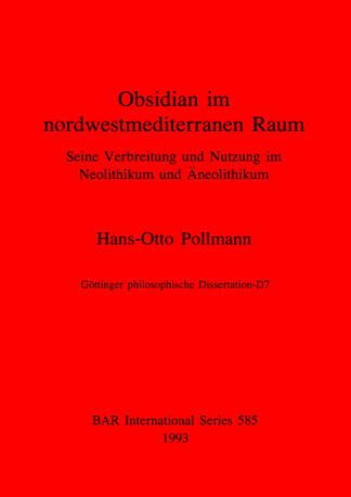 Obsidian in nordwestmediterranean Raum cover