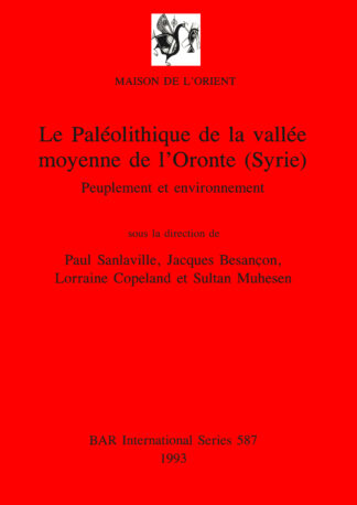 Paléolithique de la vallée moyenne de l’Oronte (Syrie) cover