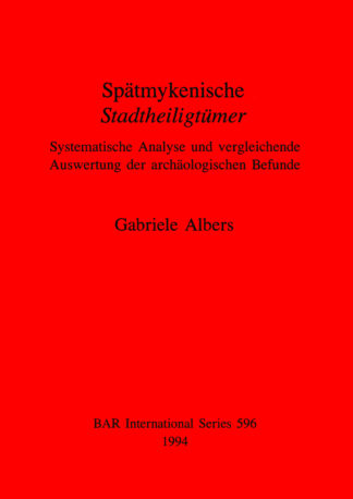 Spätmykenische Stadtheiligtümer cover
