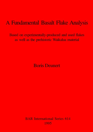 Fundamental Basalt Flake Analysis cover