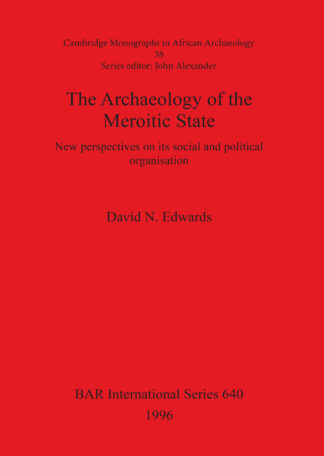Archaeology of the Meroitic State cover