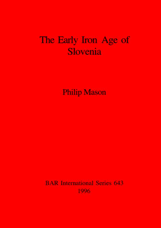 Early Iron Age of Slovenia cover