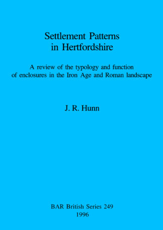 Settlement Patterns in Hertfordshire cover