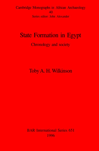 State Formation in Egypt cover
