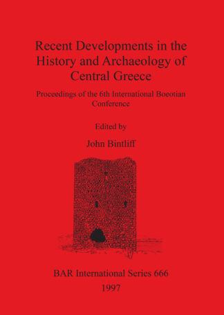 Recent Developments in the History and Archaeology of Central Greece cover