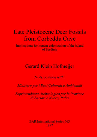 Late Pleistocene Deer Fossils from Corbeddu Cave cover