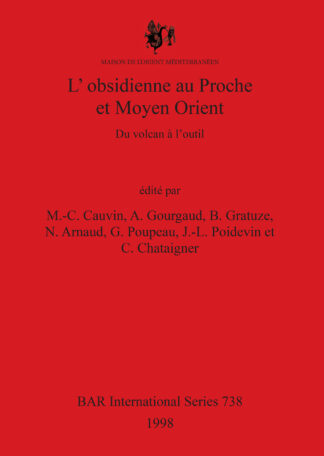 L’obsidienne au Proche et Moyen Orient cover