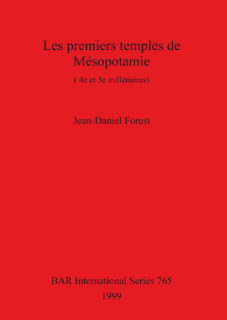 premiers temples de Mésopotamie cover