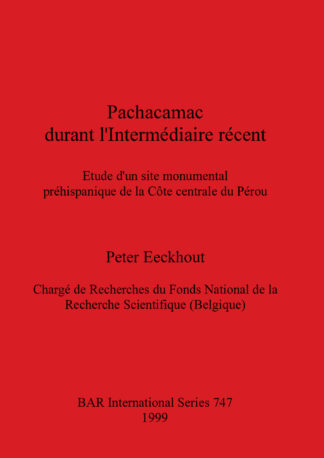 Pachacamac durant l'Intermédiaire récent cover