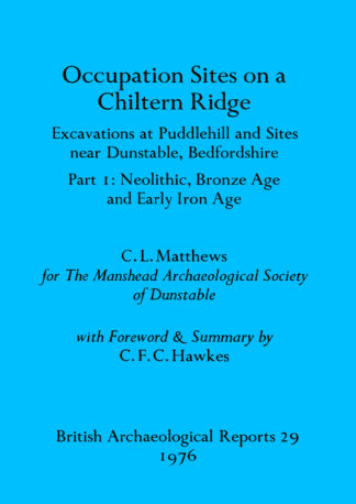 Occupation Sites on a Chiltern Ridge cover