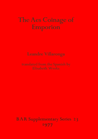 Aes Coinage of Emporion cover