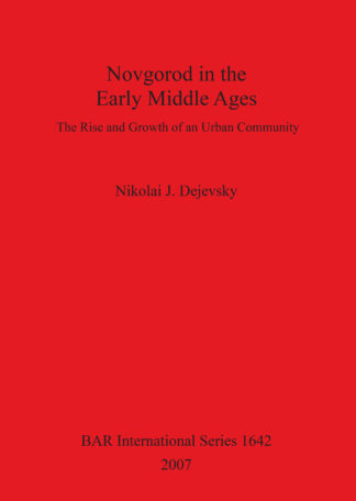 Novgorod in the Early Middle Ages cover